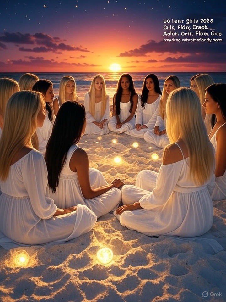 Womens enjoying the sun and sea. - Abigail Mind Body Soul